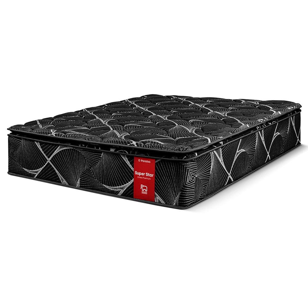 Colchón Premium Super Star Negro  King