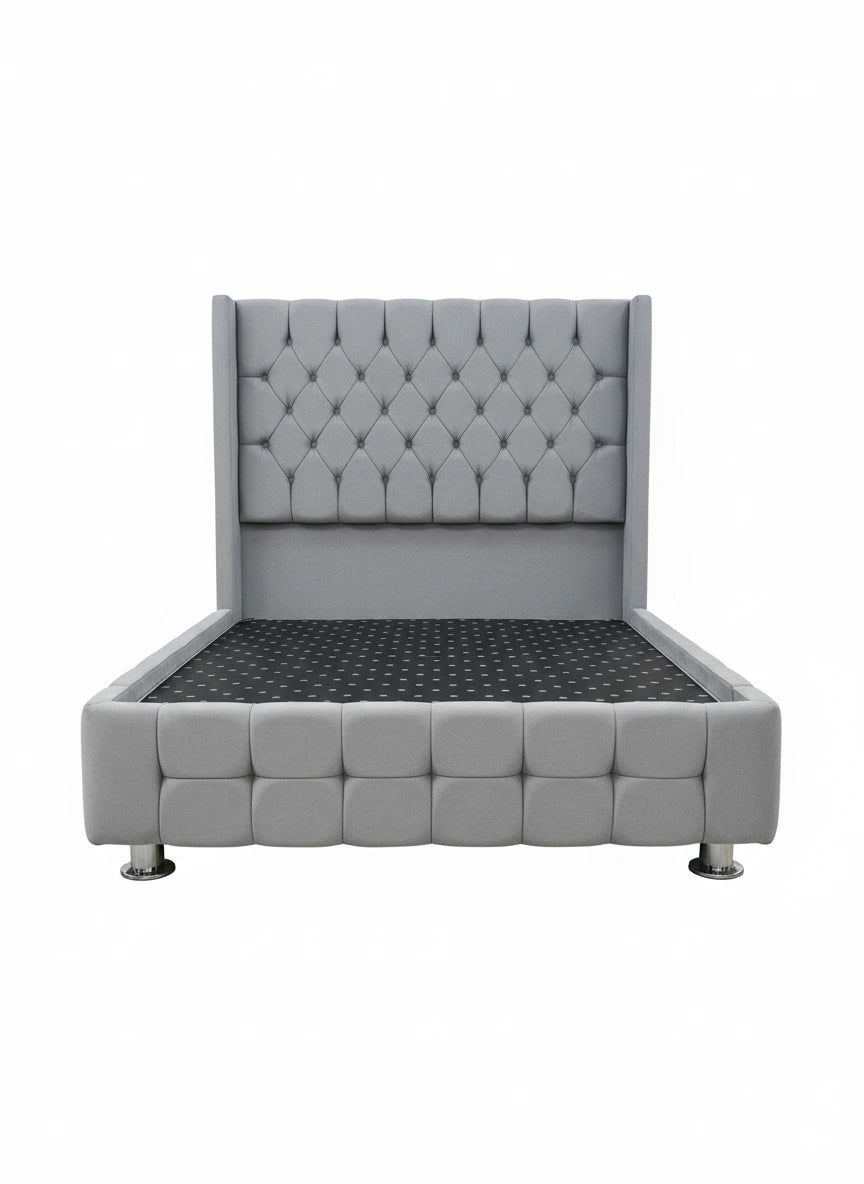 Cama Tapizada Premium con Brazo