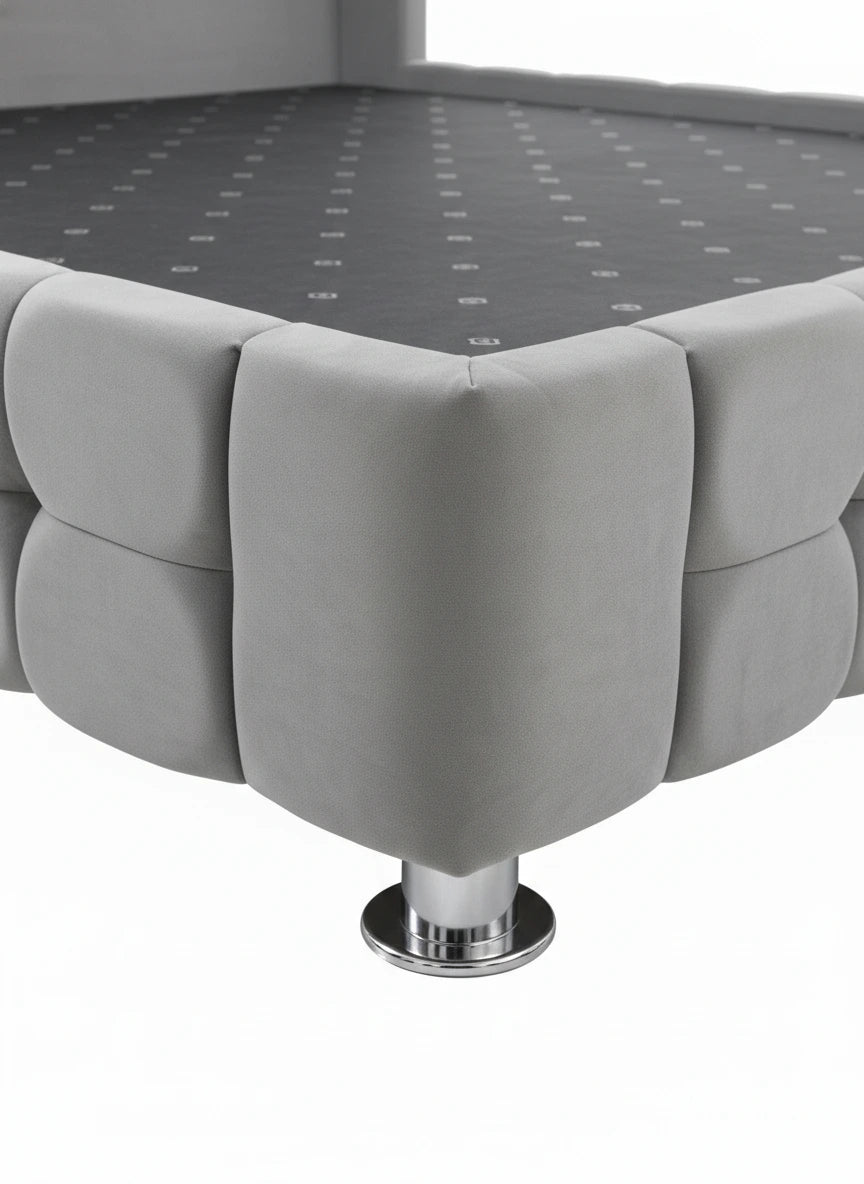 Cama Tapizada Premium con Brazo