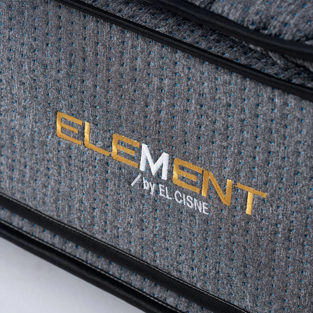 Colchón El Cisne Pocket Element Black 1 plaza