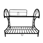 Camarote de Metal Mixto LeMueble Negro